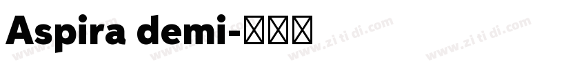 Aspira demi字体转换